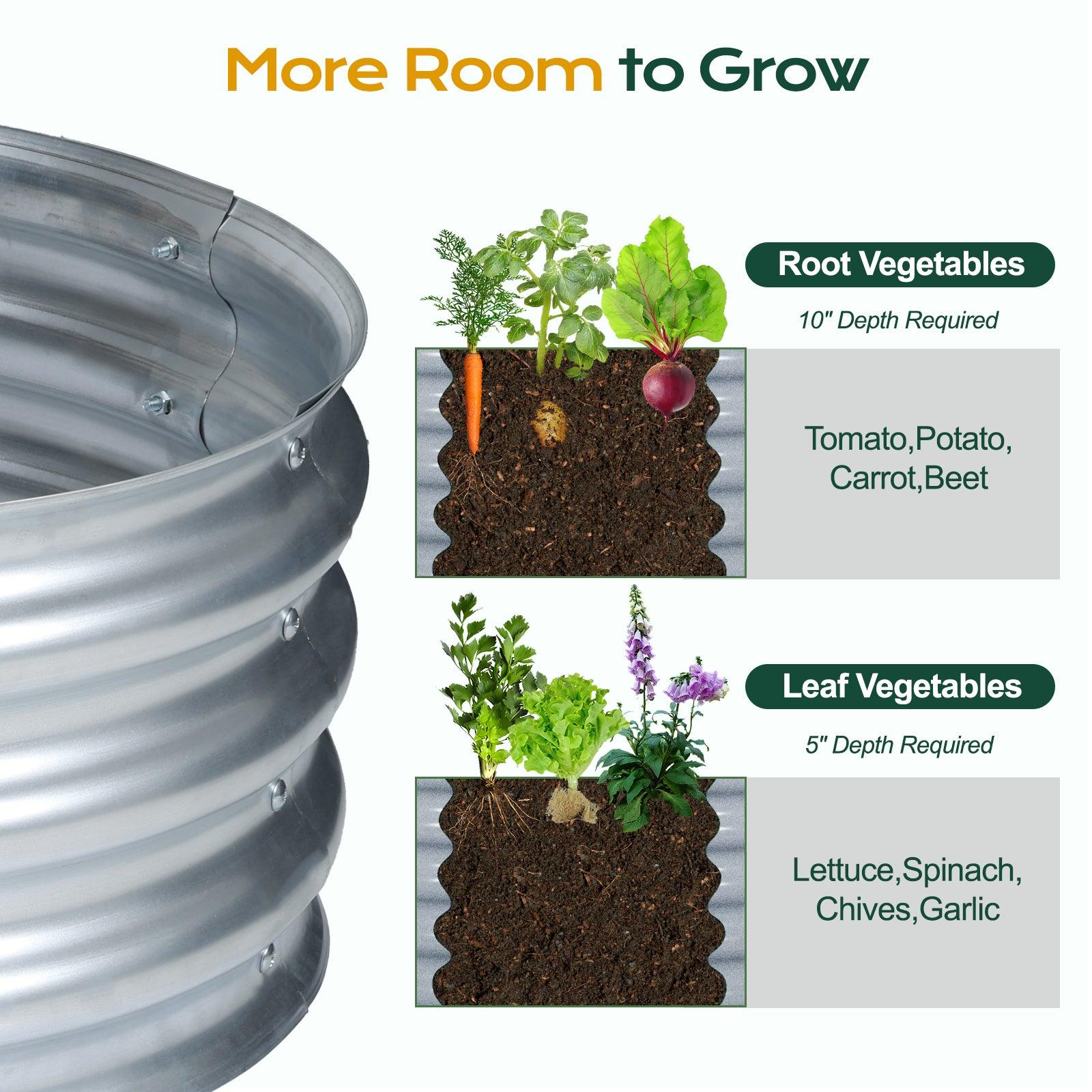 59_L_x24_W_x12_H_inch_Galvanized_Raised_Garden_Bed_Kit_Outdoor_Garden_Planter_Oval_Large_Boxes_for_Vegetables_Flowers_Herbs_-_Silver-8