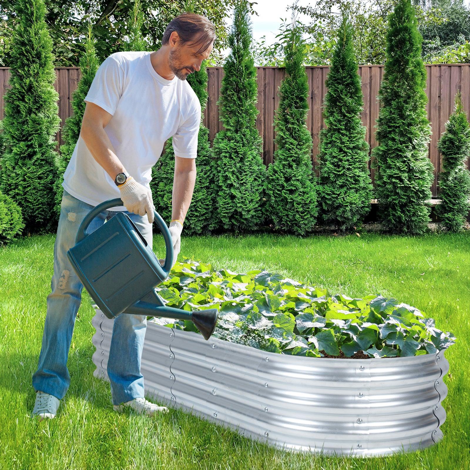 71_L_x24_W_x12_H_inch_Galvanized_Raised_Garden_Bed_Kit_Outdoor_Garden_Planter_Oval_Large_Boxes_for_Vegetables_Flowers_Herbs_-_Silver-1