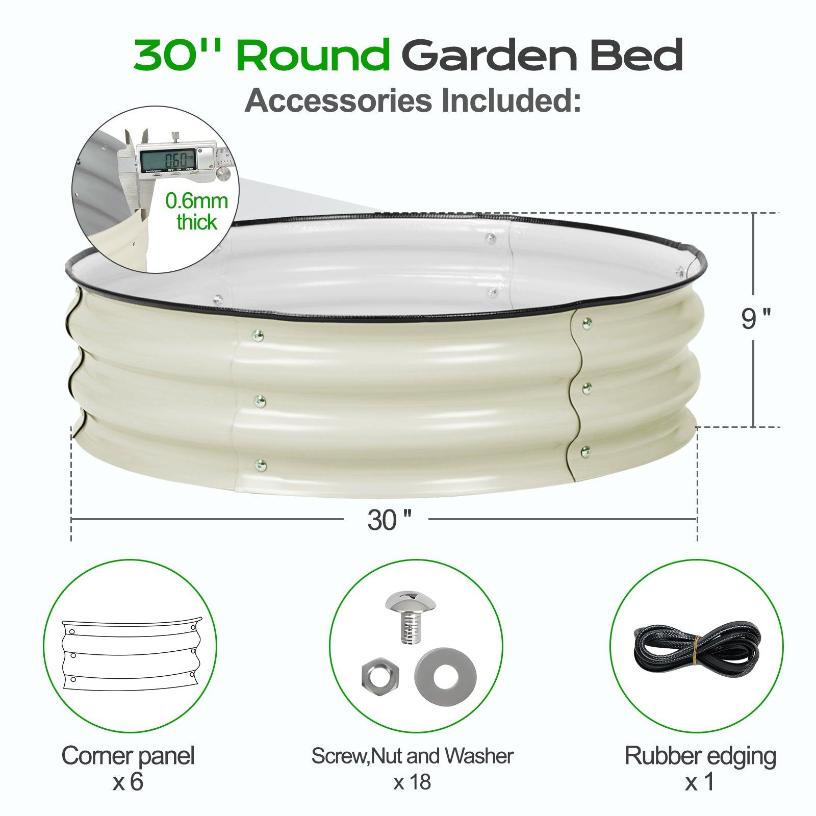 9_Tall_Raised_Garden_Bed_30_Round_-_Outdoor_Garden_Planter_Box_-2