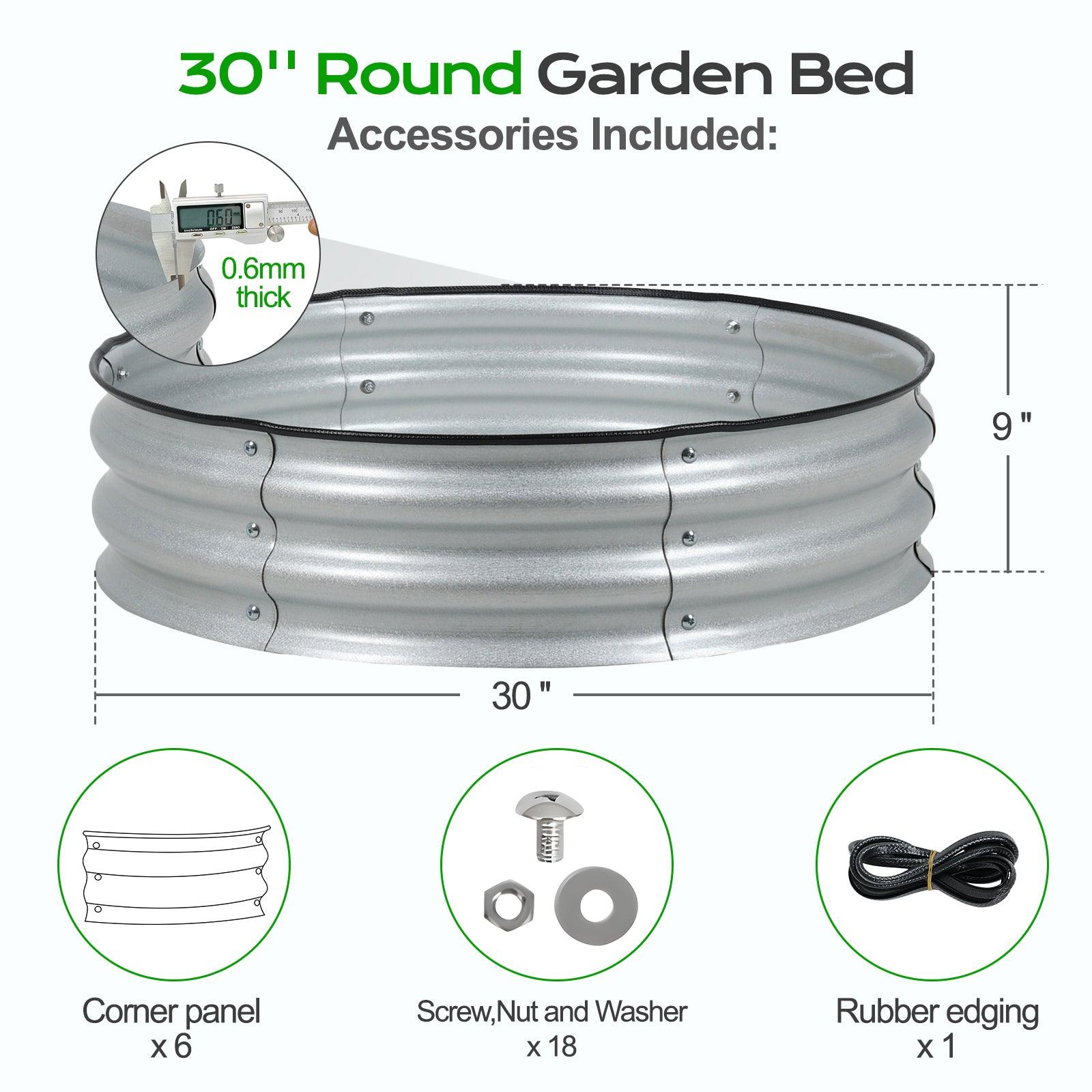 9_Tall_Raised_Garden_Bed_30_Round_-_Outdoor_Garden_Planter_Box_-9