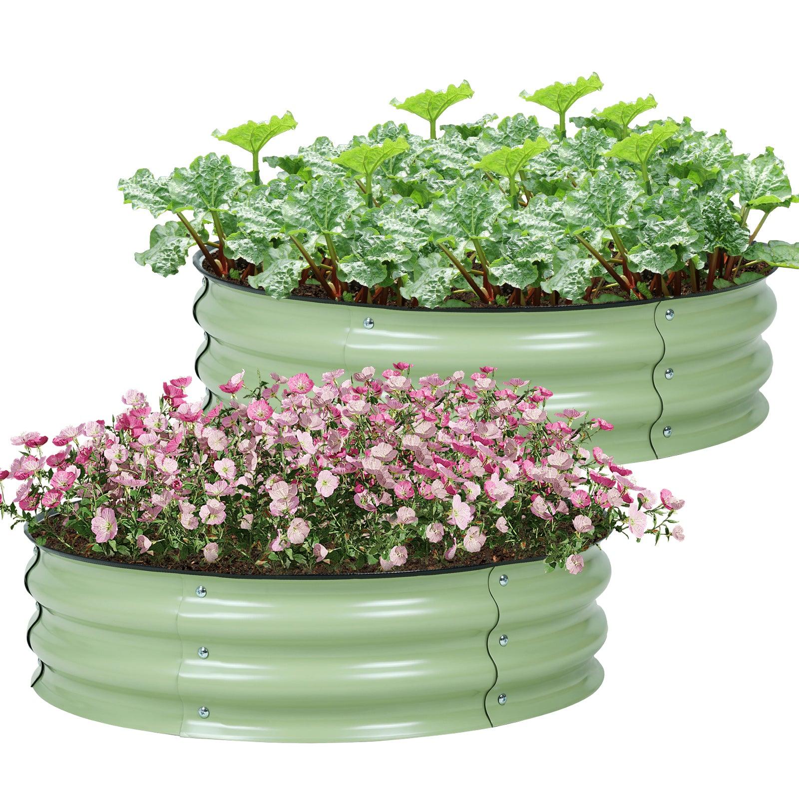 9_Tall_Raised_Garden_Bed_30_Round_-_Outdoor_Garden_Planter_Box_Set_of_2-1