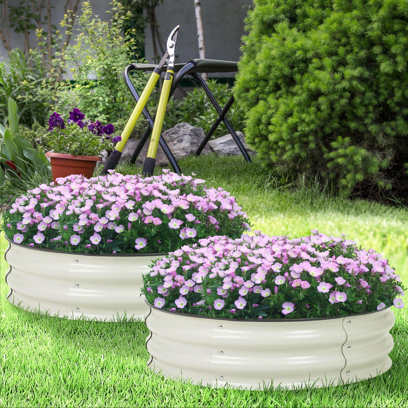 9_Tall_Raised_Garden_Bed_30_Round_-_Outdoor_Garden_Planter_Box_Set_of_2_-10