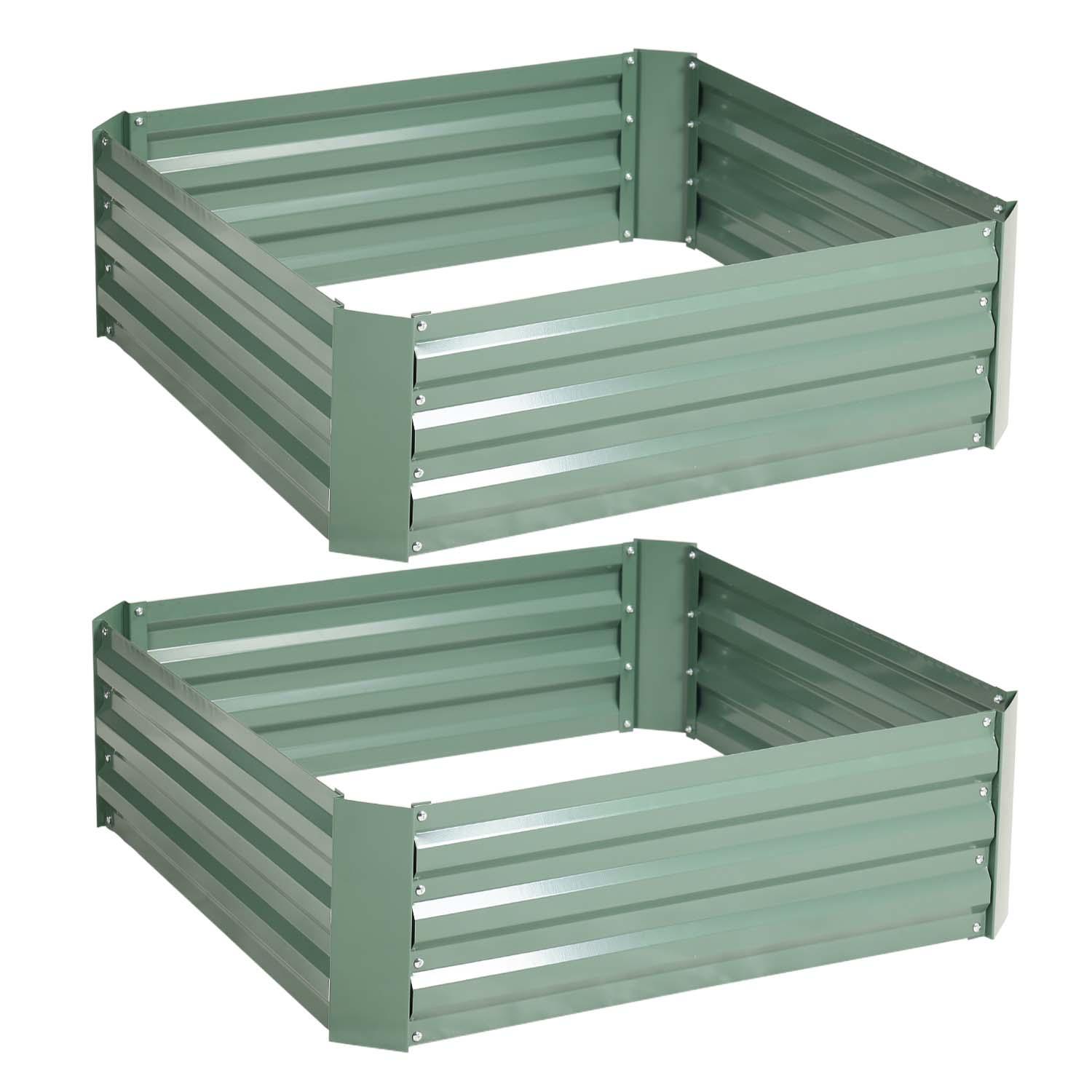 outdoor-raised-garden-bed-3-x-3-x-1-galvanized-steel-planter-box-set-of-2-329090