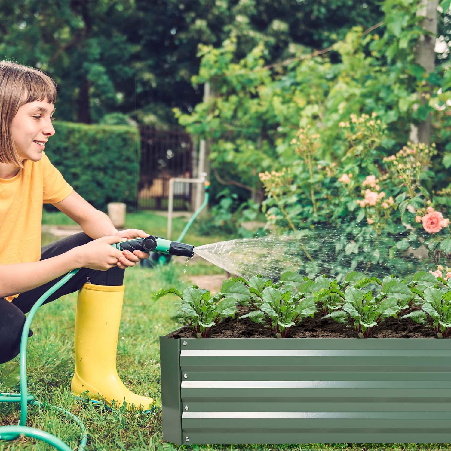 outdoor-raised-garden-bed-3-x-3-x-1-galvanized-steel-planter-box-set-of-2-378635