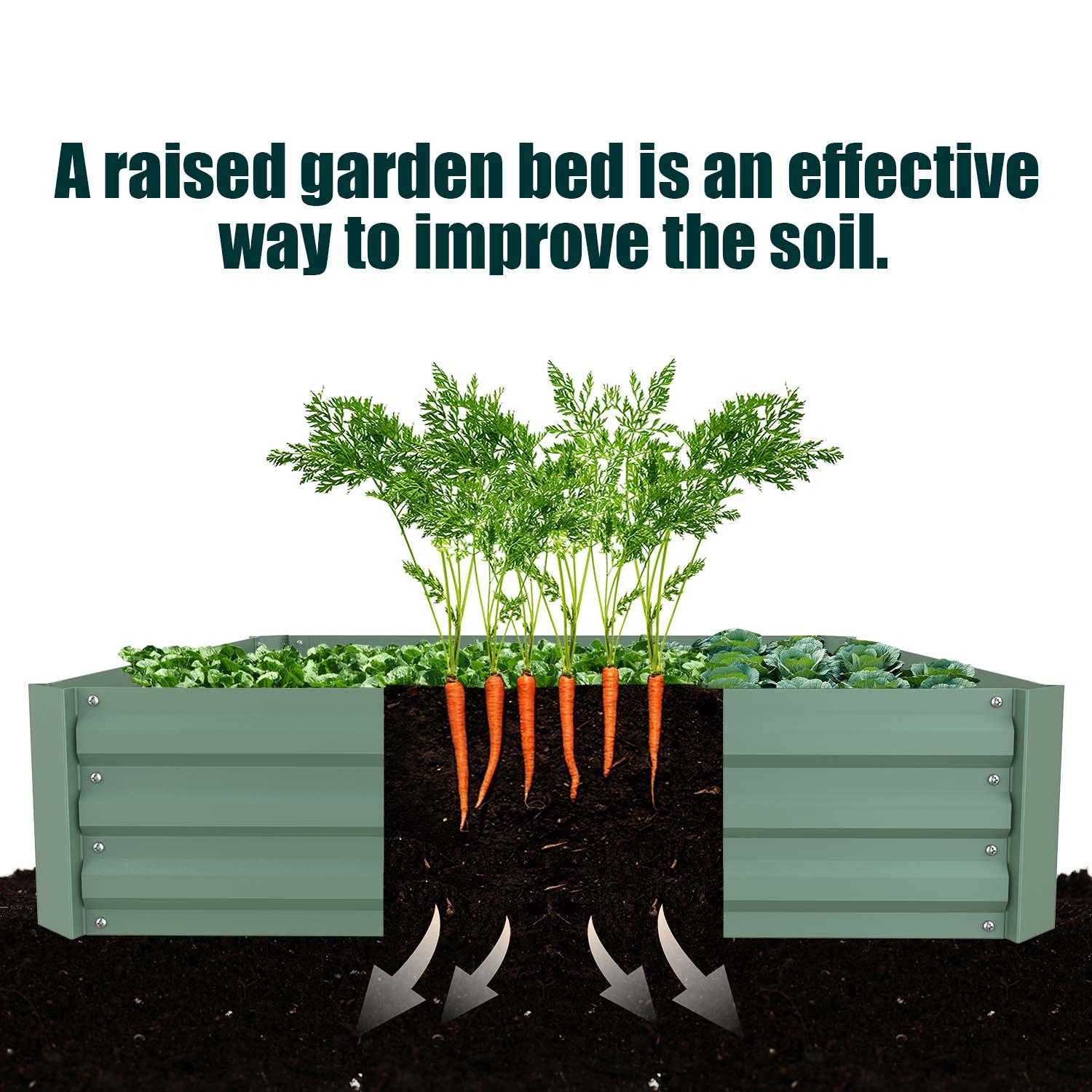 raised-garden-bed-4-x-2-x-1-premium-metal-planters-for-patio-and-outdoor-yard-gardening-set-of-2-beds-219364