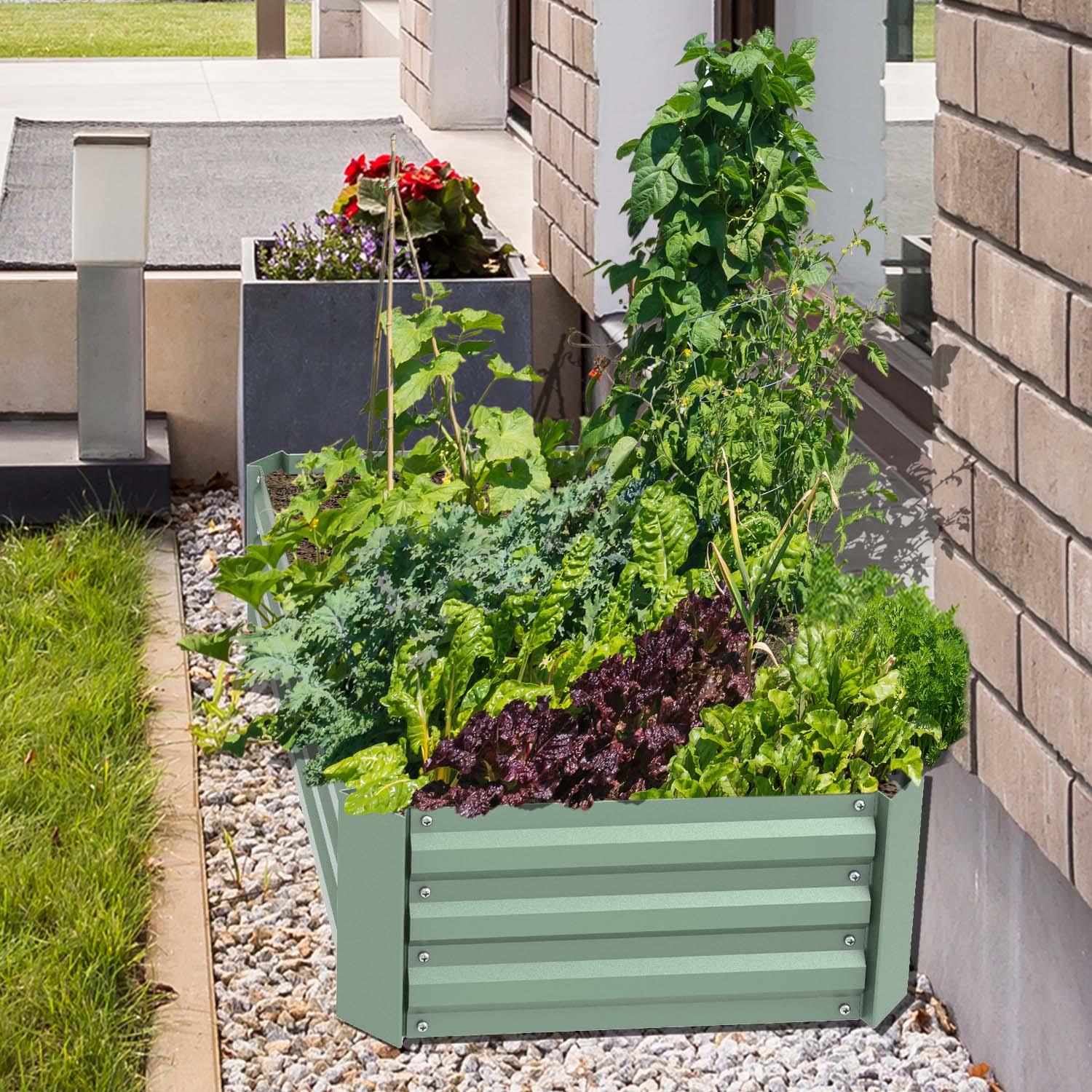 raised-garden-bed-4-x-2-x-1-premium-metal-planters-for-patio-and-outdoor-yard-gardening-set-of-2-beds-539179